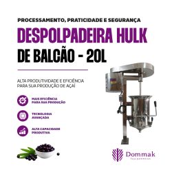 Despolpadeira Hulk de Balcão 20 L