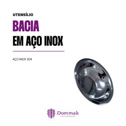 Bacia em Aço Inox