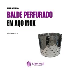 Balde Perfurado nas Laterais