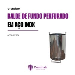 Balde Perfurado no Fundo