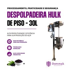 Despolpadeira Hulk de Piso 30 Litros