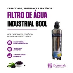 Filtro de Água Industrial 600L