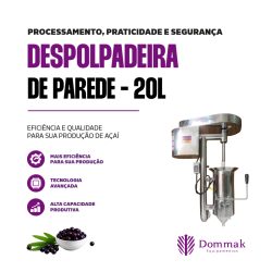 Despolpadeira de Parede 20 Litros