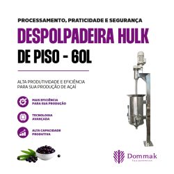 Despolpadeira Hulk de Piso 60 Litros