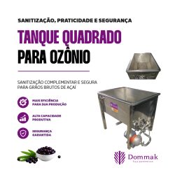 Tanque Quadrado para Ozônio